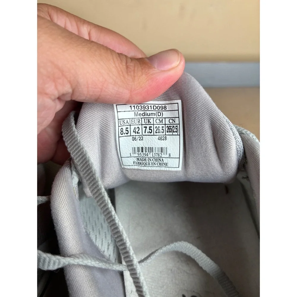 Brooks Ghost 15 Mens Running Shoes Grey Black 1103931D098 Size 8.5 Medium D